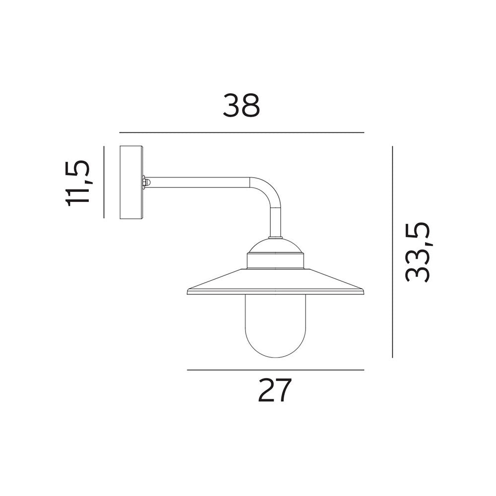 Vansbro Wall Light Copper - NLYS.1920CO