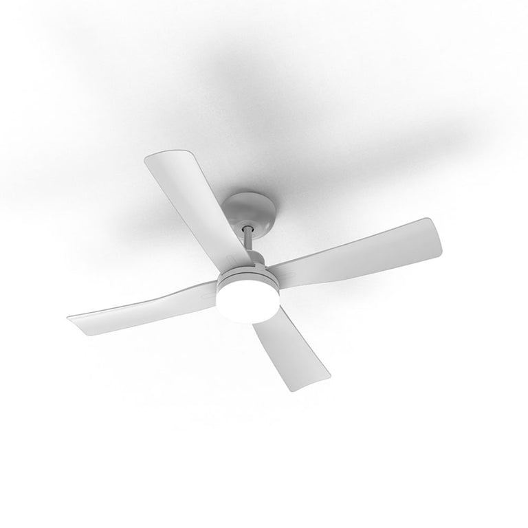 Vanuatu 39" DC 4 Blade Ceiling Fan With LED Light White - VANUATU/39/LT/WH