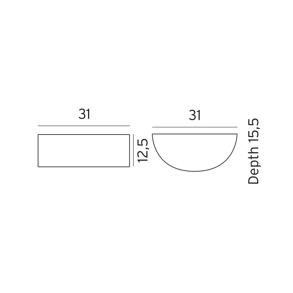 Vasa Up / Down Wall Light Graphite - NLYS.120GR