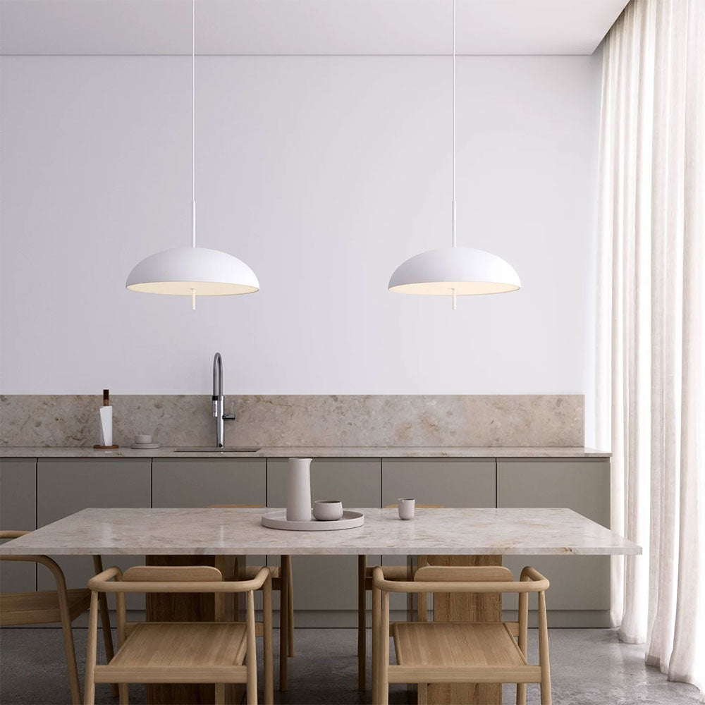Versale Dome Pendant Light White - 2220053001