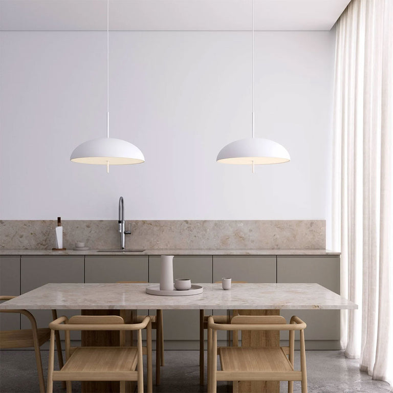 Versale Dome Pendant Light White - 2220053001