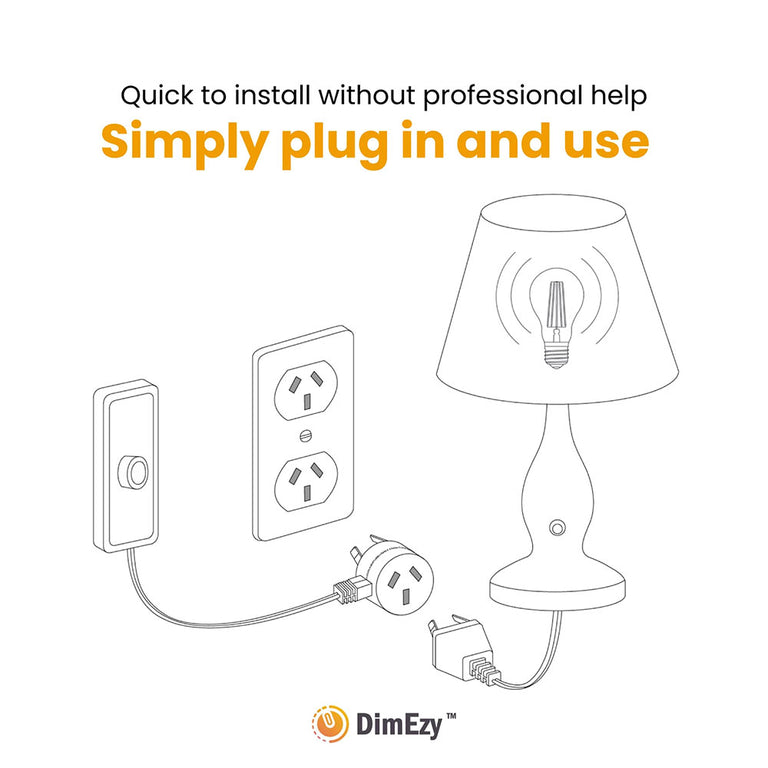 Hand Dimmer Switch White - W-H150DIM