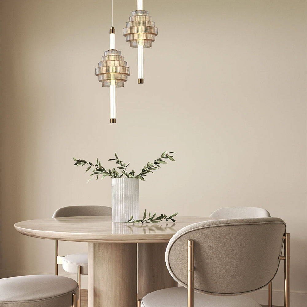 Wand 5W LED Spinning Top Pendant Light Amber / Tri-Colour - WAND1