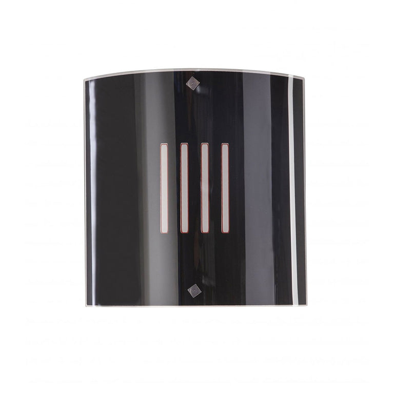 Italian 1 Light Square Wall Light Black - WB 71572-A
