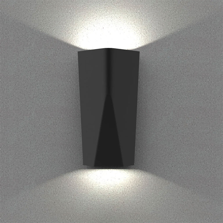Exterior 11W LED Surface Mounted Up/Down Wall Light Dark Grey / Tri-Colour - WIGTRI1