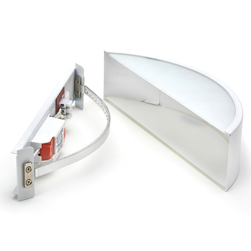 Cantara 13W LED Up/Down Wall Light White / Warm White - WL1091-WH