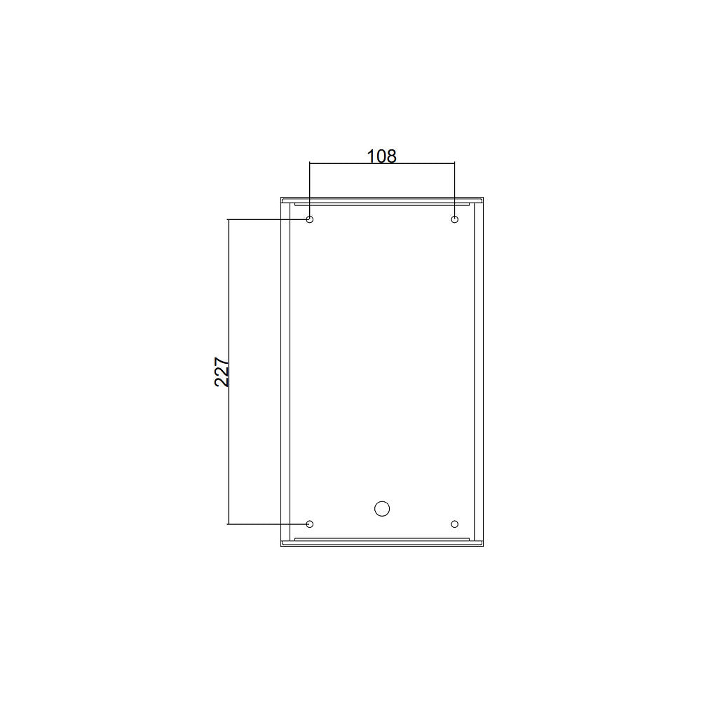 Eltanin 1 Light Wall Light White - WL31001-WHE27