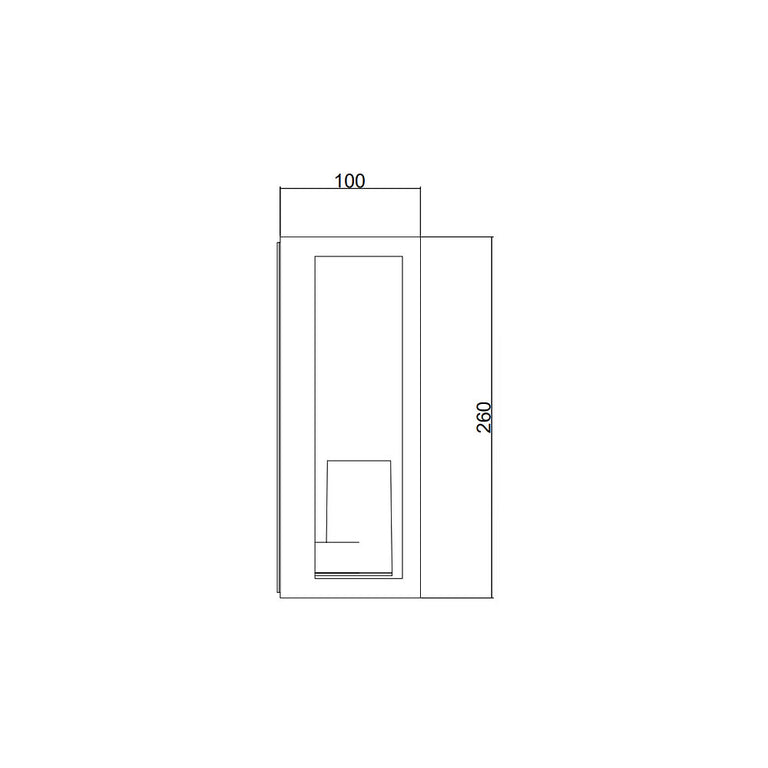 Eltanin 1 Light Wall Light White - WL31001-WHE27