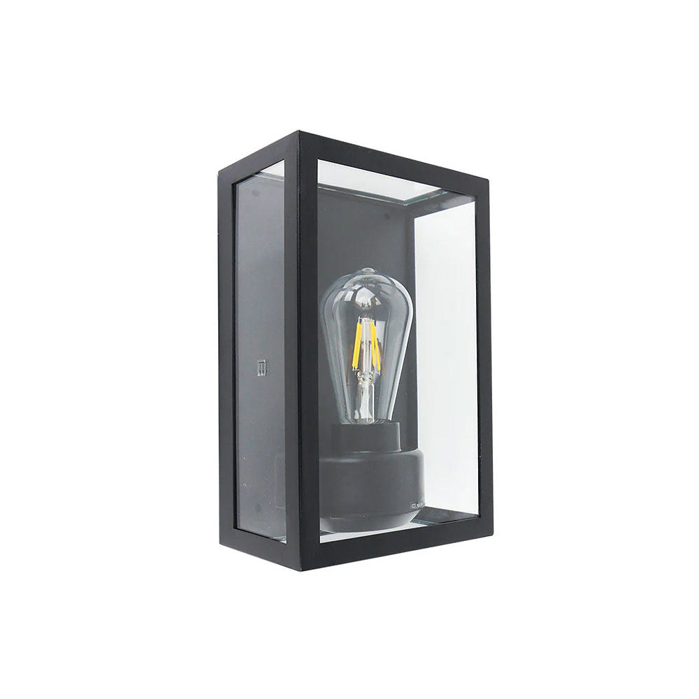 Outdoor 1 Light Wall Light Black - WL31031-BKE27