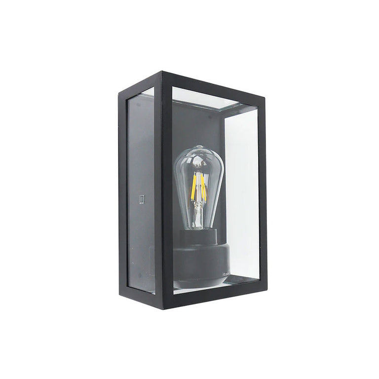Outdoor 1 Light Wall Light Black - WL31031-BKE27