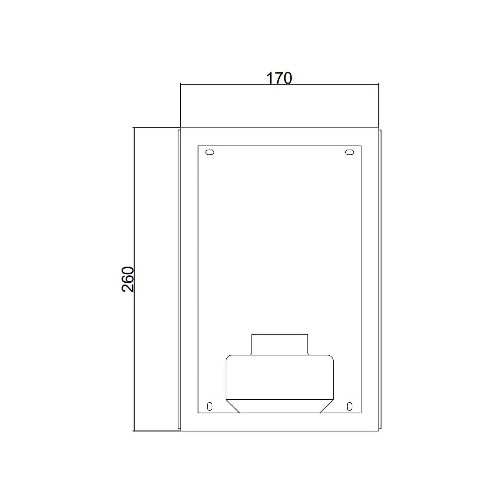 Outdoor 1 Light Wall Light Black - WL31031-BKE27
