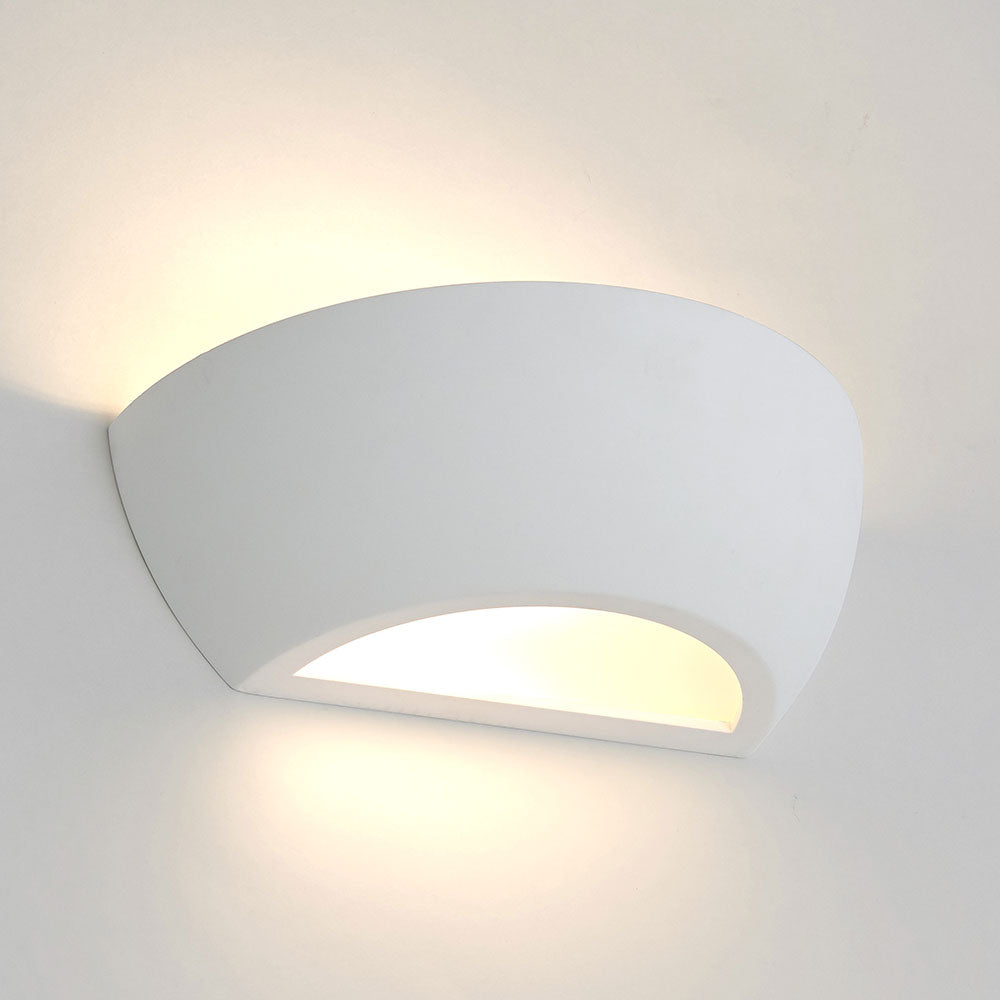 Curina Up & Down Plaster Wall Light - WL8189