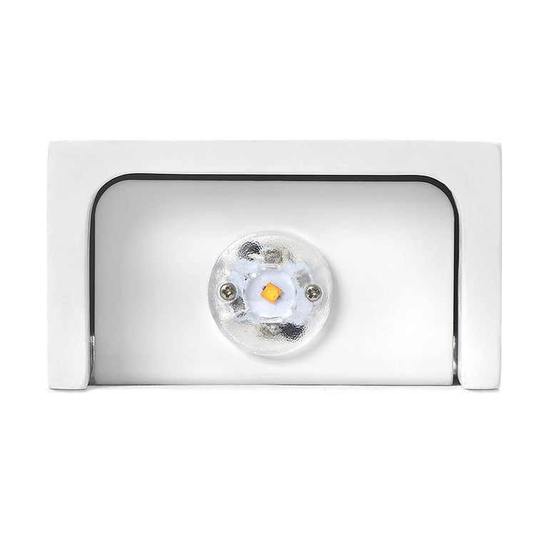 Retho 6W LED Up & Down Rectangular Plaster Wall Light Warm White - WL8429