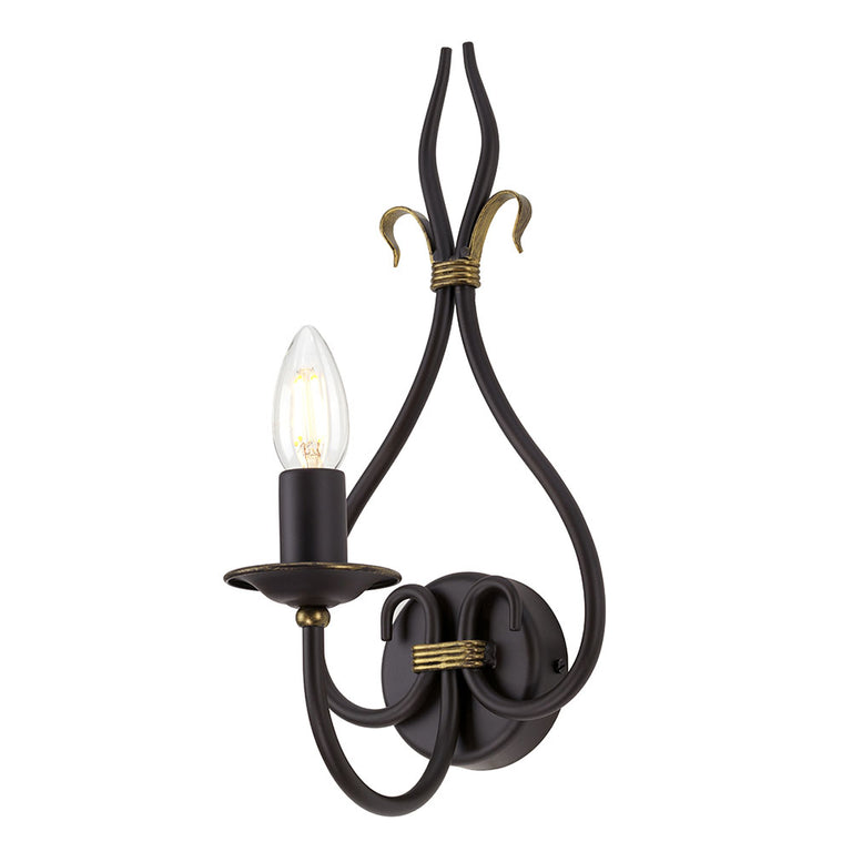 Windermere 1 Light Wall Light Rust / Gold - WM1