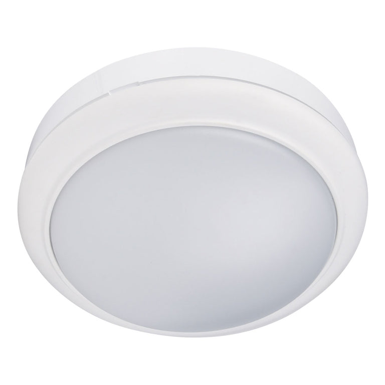 Asellus 15 15W LED Round Bunker Light White / Tri-Colour - WX6015-TC/WH