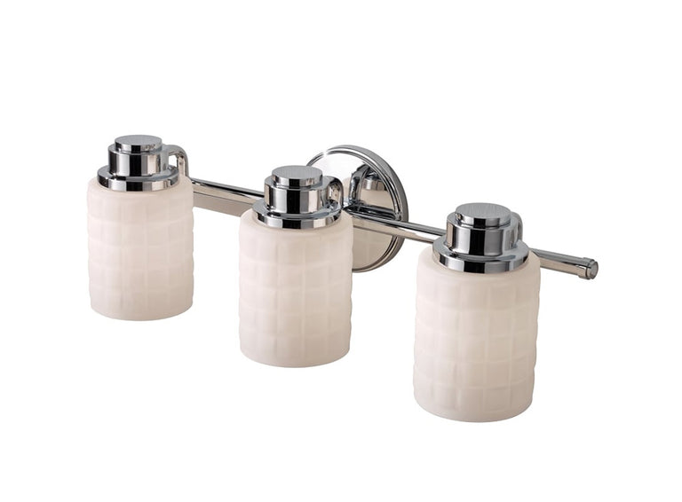 Wadsworth 3 Light Above Mirror Light Polished Chrome - FE/WADSWTH3 BATH