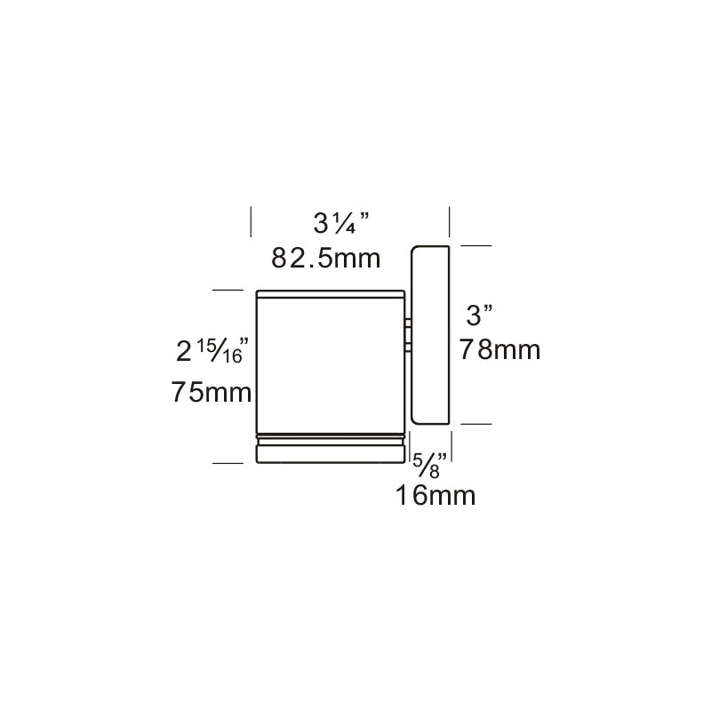 Wall Down Lite 12V / 24V Copper - DL/COP