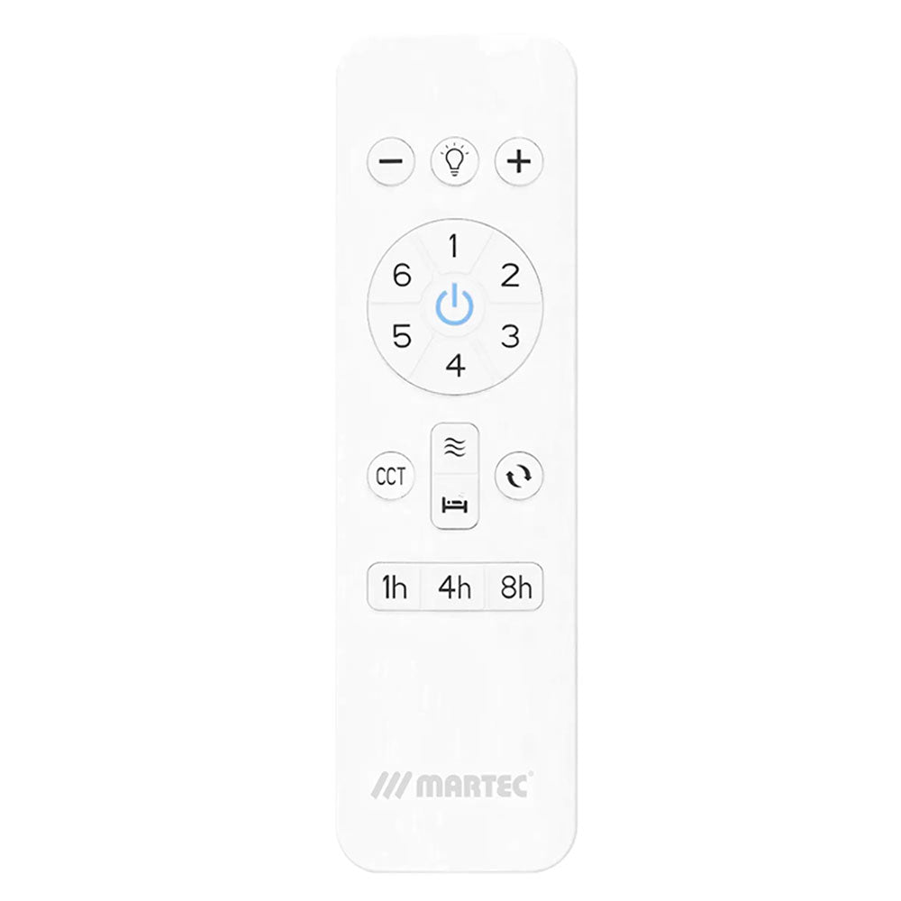 Esprit 52" DC Smart Ceiling Fan With WIFI Remote Control + LED Light Matt White - MDCE1353W