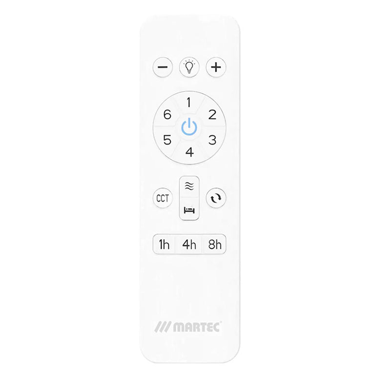 Viper 52" 3 Blade DC Smart Ceiling Fan With WIFI Remote Control + LED Light Matt White - MVDC1333W