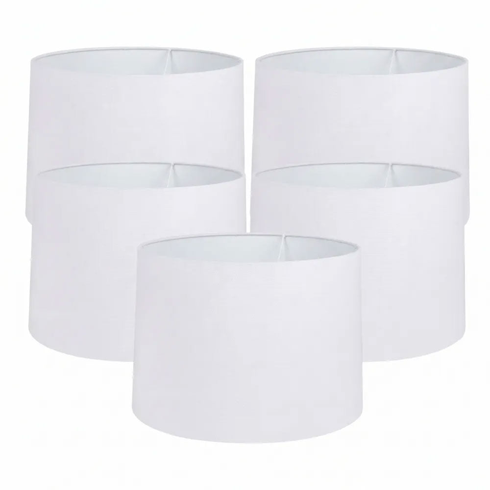 Capella Tapered Shade Medium White Bulk Buy Qty 5 - Z13277