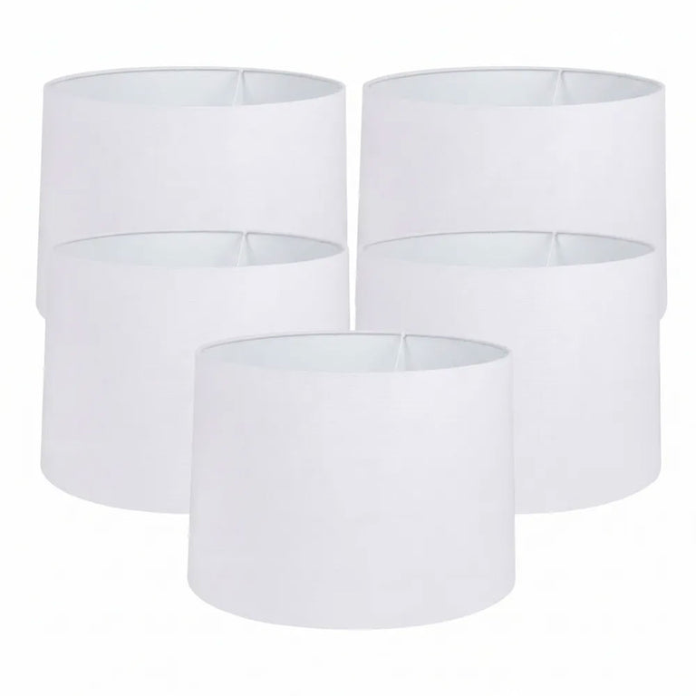 Capella Tapered Shade Medium White Bulk Buy Qty 5 - Z13277