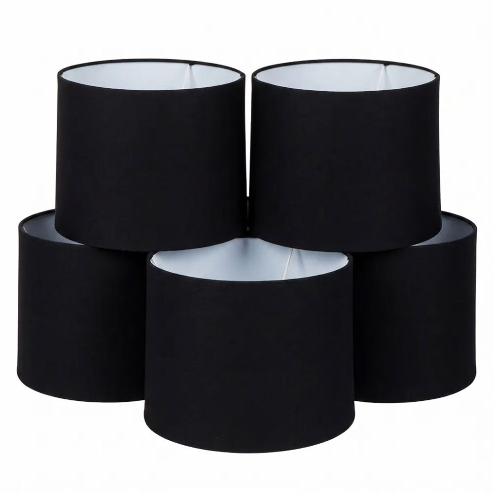 Capella Tapered Shade Tall Black Bulk Buy Qty 5 - Z13288