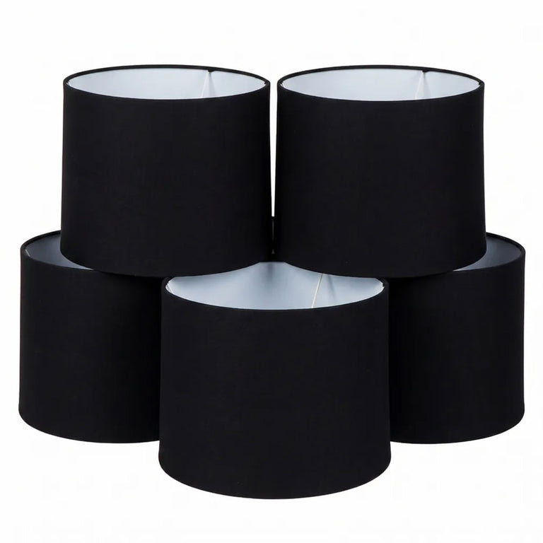 Capella Tapered Shade Tall Black Bulk Buy Qty 5 - Z13288