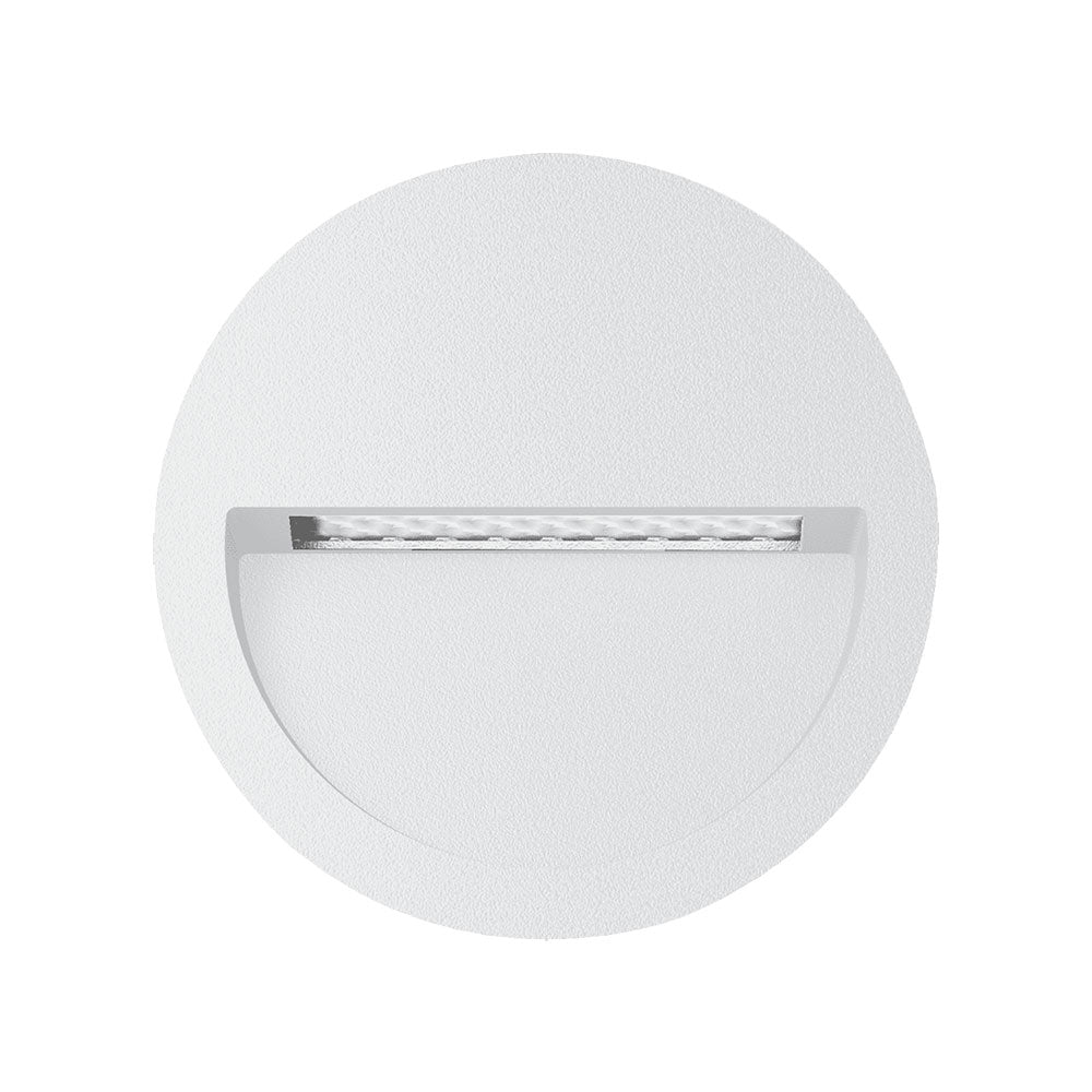 ZAC-PRO-5-12/24V-RND 5W LED 12V ~ 24V DC Recessed Step Light White / Tri-Colour - 10318