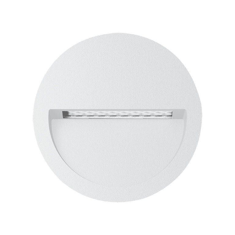ZAC-PRO-5-12/24V-RND 5W LED 12V ~ 24V DC Recessed Step Light White / Tri-Colour - 10318