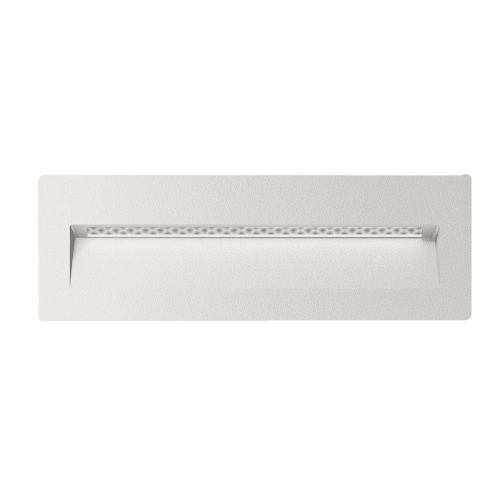 ZAC-PRO-8-12/24V 8W LED 12V ~ 24V DC Rectangular Recessed Brick Light White / Tri-Colour - 10322