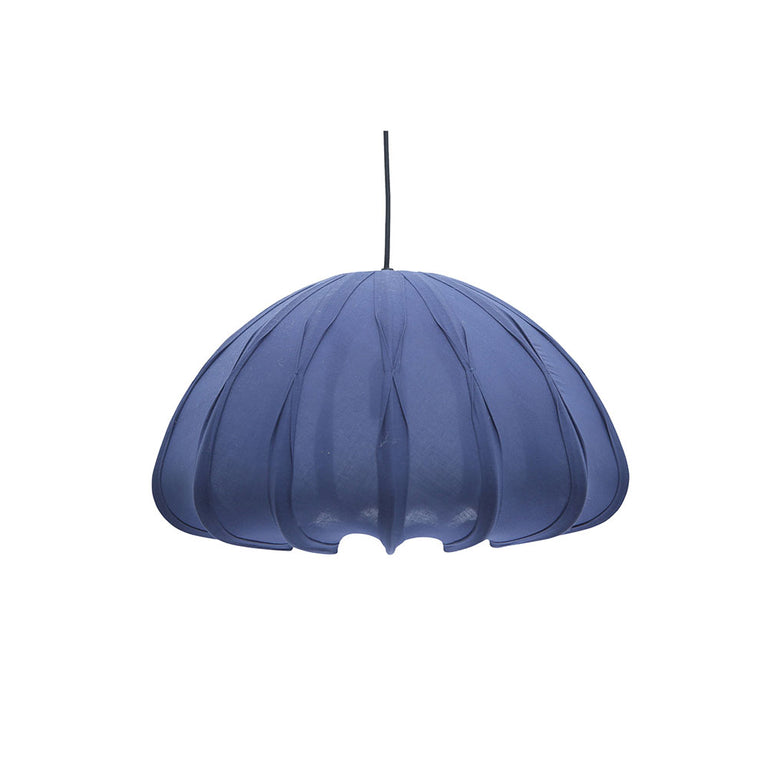 Anemone 1 Light Cotton Pendant Blue - ZAF10301