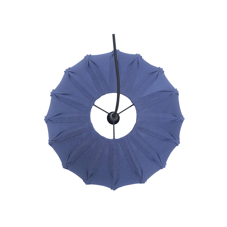 Anemone 1 Light Cotton Pendant Blue - ZAF10301
