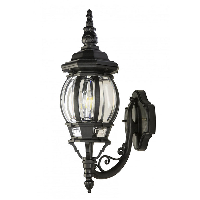 Zero Upward Wall Light Black - ZERO-7-W/B BLACK