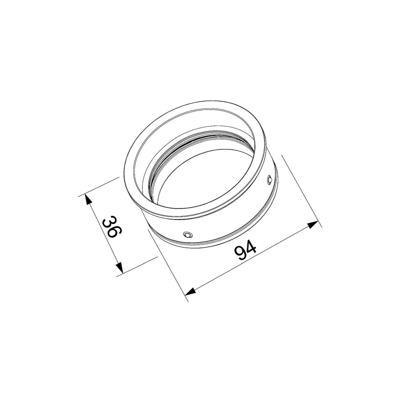 Zone Track Head Ring White - ZONERING2WH