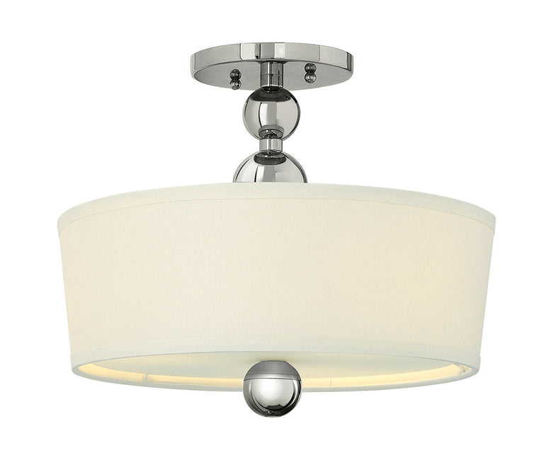 Zelda Semi Flush Polished Nickel - HK-ZELDA-SF-PN