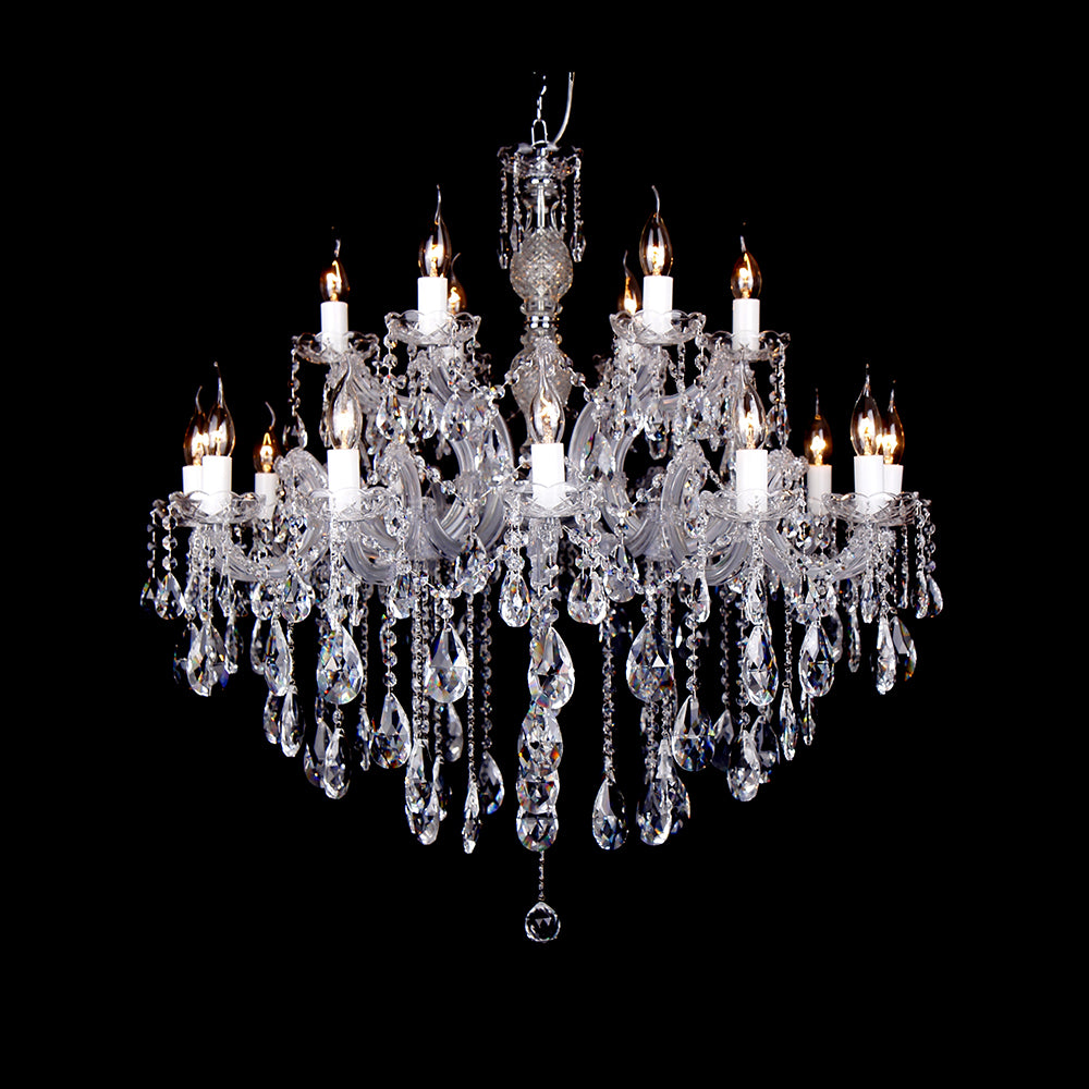 Zurich 18 Light Crystal Chandelier Chrome - LOI1000609