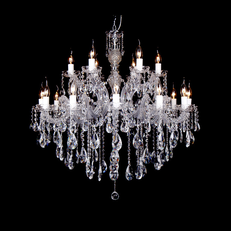 Zurich 18 Light Crystal Chandelier Chrome - LOI1000609