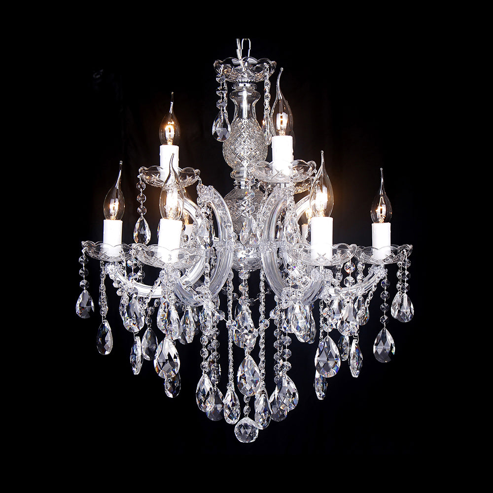 Zurich 9 Light Crystal Chandelier Chrome - LOI1000608