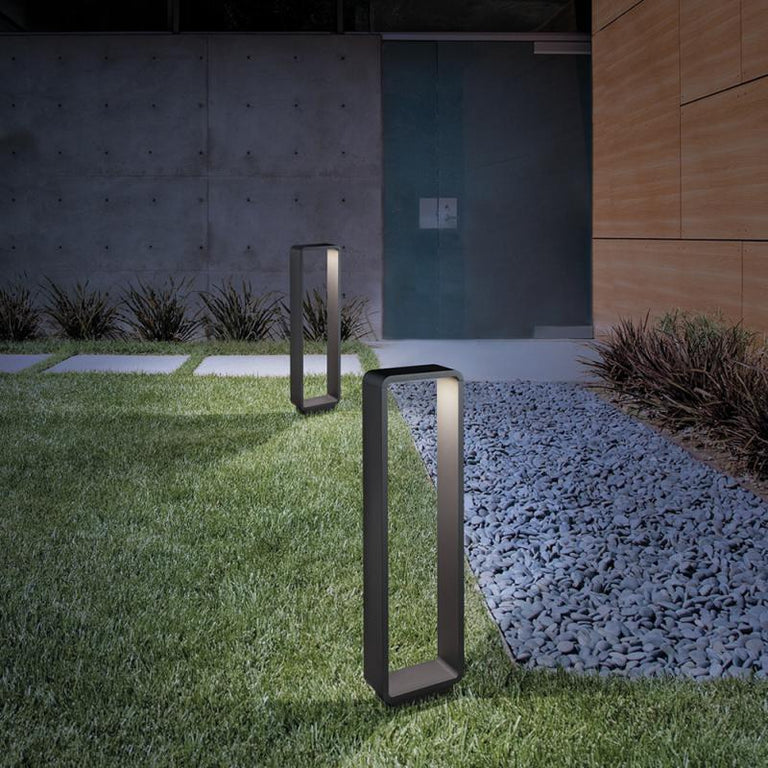 Stola 11W LED Bollard Dark Grey / Warm White - LD0172G3