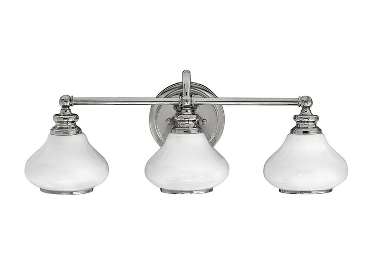 Ainsley 10.5W LED Triple Bathroom Wall Light Polished Chrome / Warm White - HK/AINSLEY3 BATH