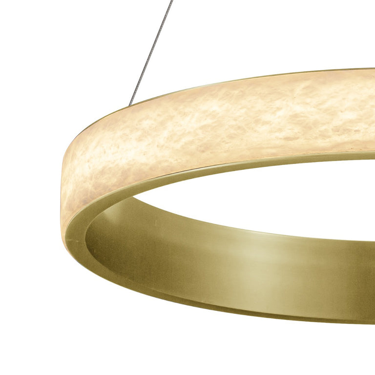 Alabaster 530 LED Pendant Gold