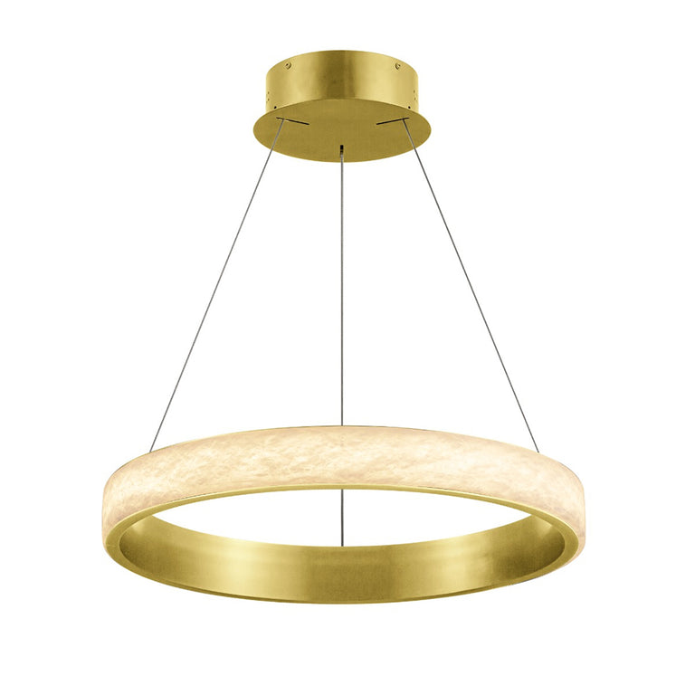 Alabaster 530 LED Pendant Gold