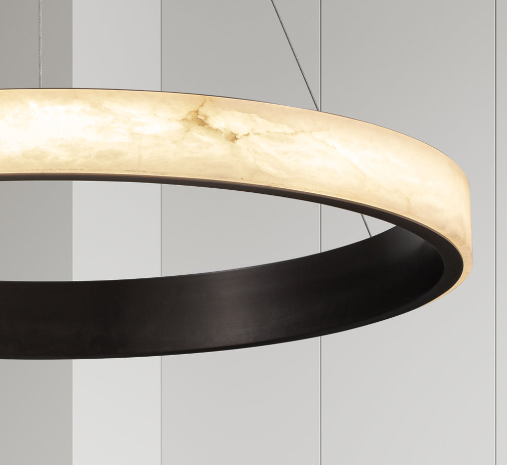 Alabaster 675 LED Pendant Black