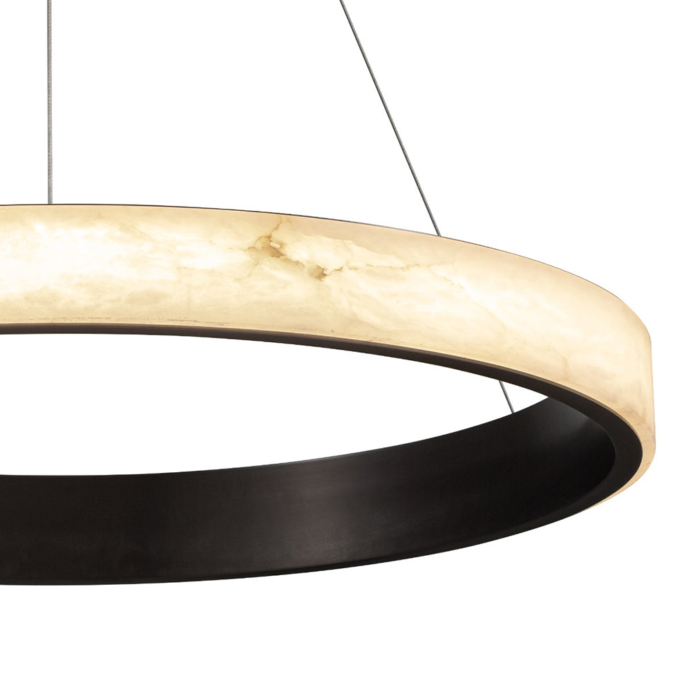 Alabaster 675 LED Pendant Black