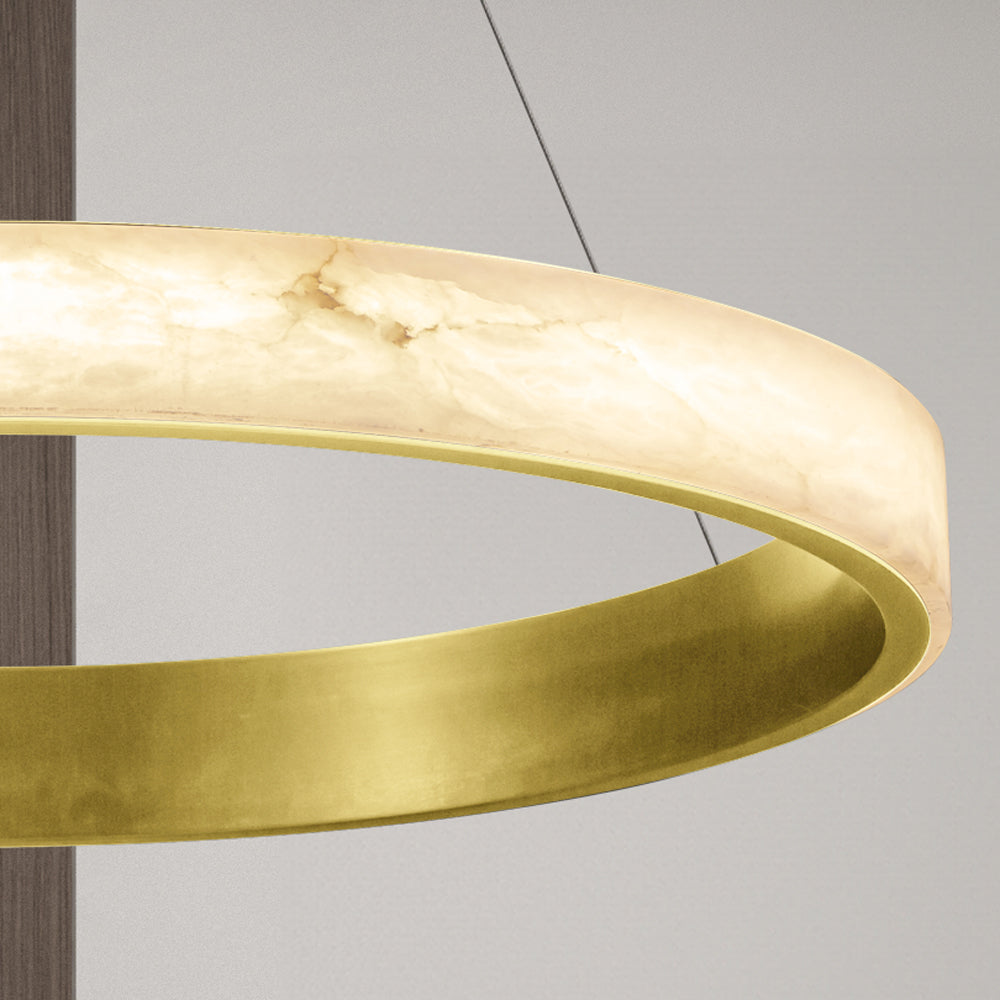 Alabaster 675 LED Pendant Gold