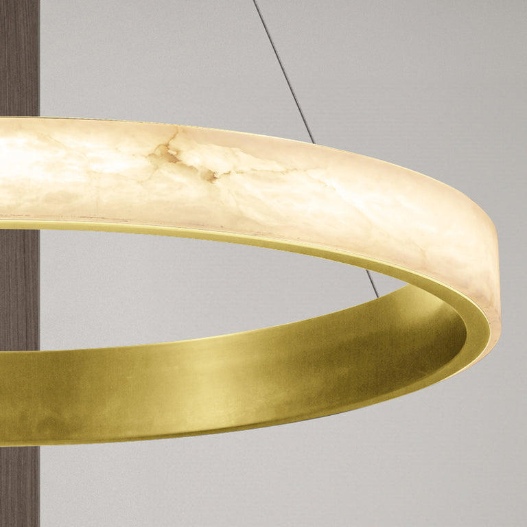 Alabaster 675 LED Pendant Gold