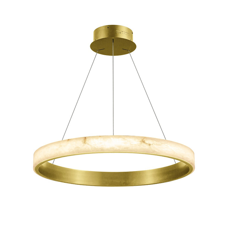 Alabaster 675 LED Pendant Gold