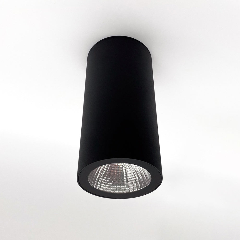 Arena 20W LED Dimmable High CRI Surface Mounted Downlight Black / Warm White