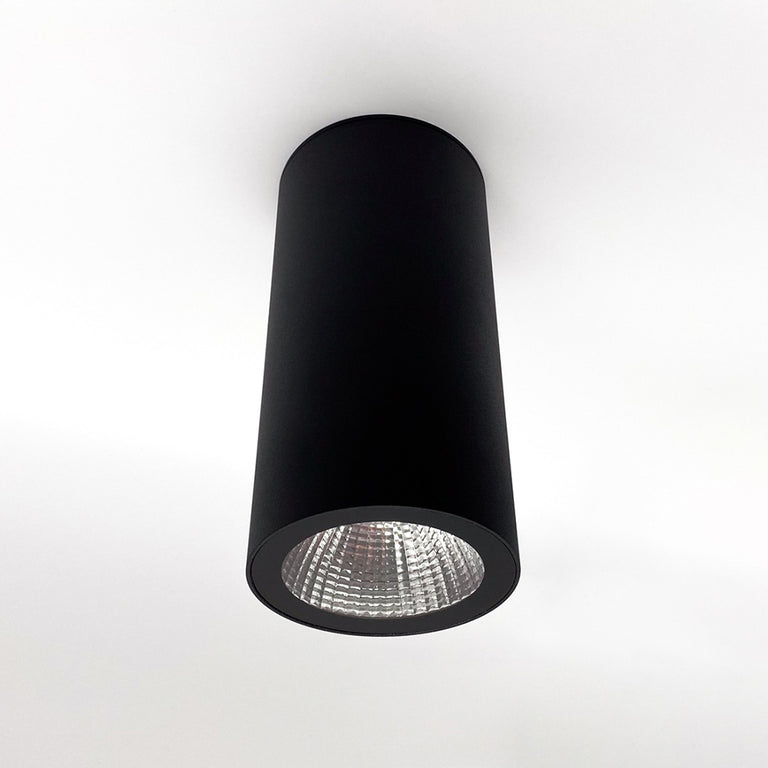 Arena 20W LED Dimmable High CRI Surface Mounted Downlight Black / Warm White