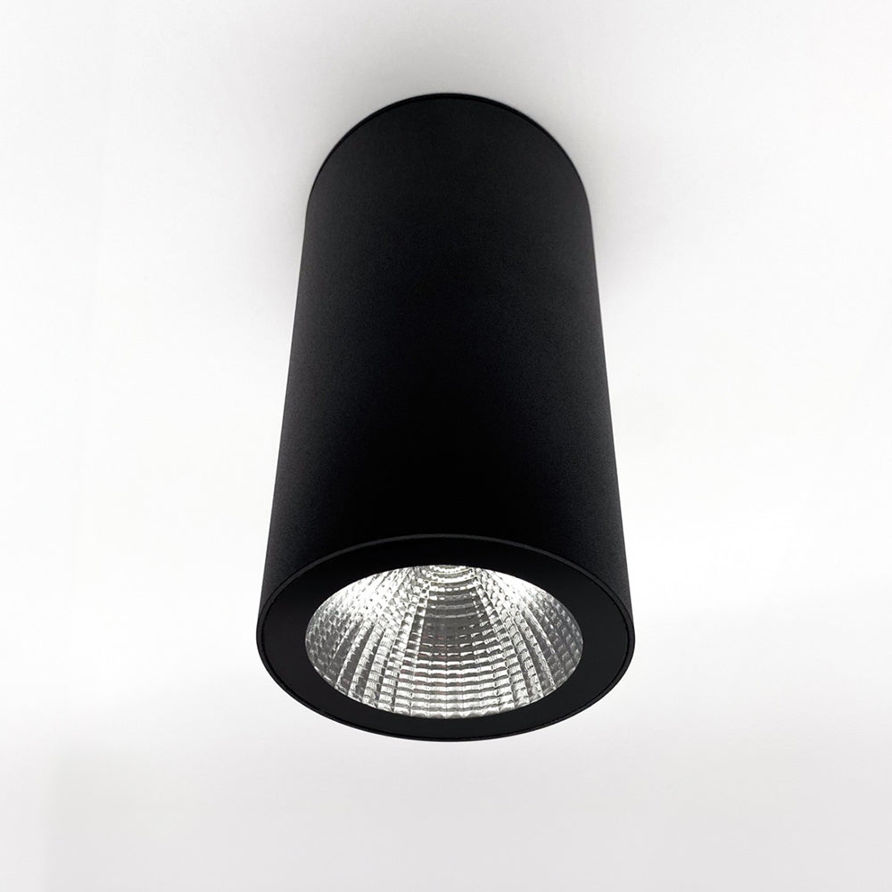 Arena 20W LED Dimmable High CRI Surface Mounted Downlight Black / Warm White